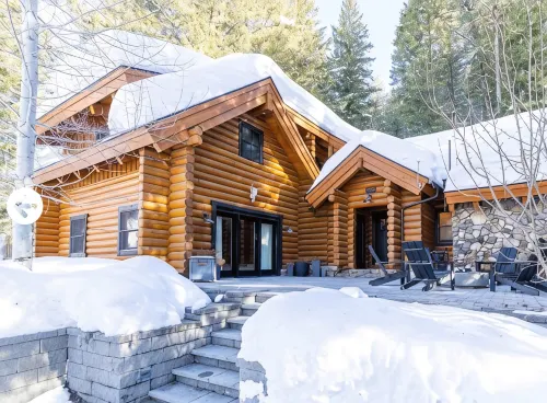 Luxury Log Cabin Retreat in Warm Springs, Sun Valley Idaho