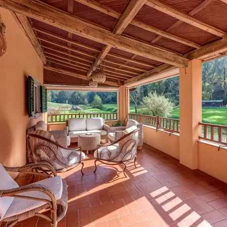 Villa with air conditioning, heated pool, sauna, garden, in the Chianti area
