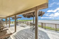 Come watch the dolphins off our NEW fishing pier