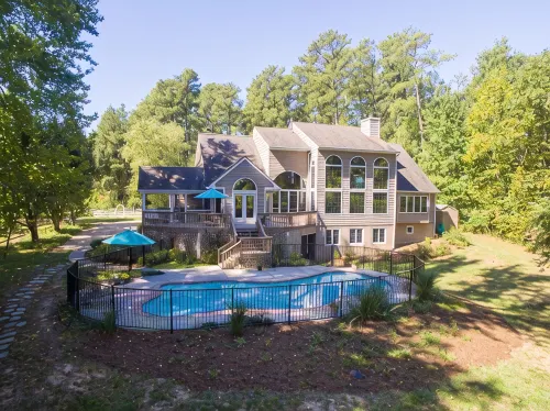 Waterfront Retreat w/ Pool, Hot Tub, Dock & Sand Beach. Relax & Enjoy the Rivah!