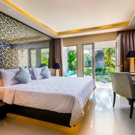 Segara Village Hotel Отели рядом с достопримечательностью «Пляж Матахари-Тербит»
