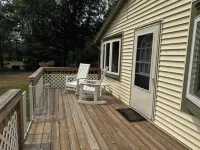 Cute Cabin on Big Pine Lake with a Large Fenced Yard and Lake Access Hotels in Pine County