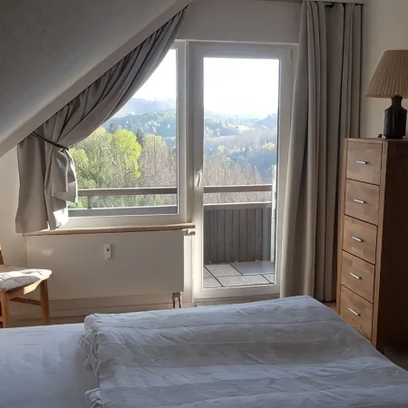 Large vacation apartment with 180-degree views of the mountains