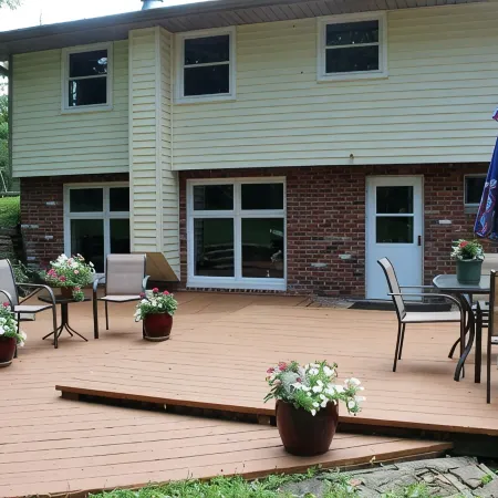 Large Apartment with Private Entrance, Car Port, Deck, and Firepit, Sleeps 4.