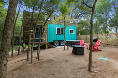 Willie the Modern Tiny Home w/Hot-Tub & FireTable Hotels near The Texas Silver Rush