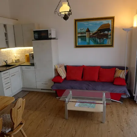 Elfe-Apartments: Studio for 2 Adults, Balcony with Lake and Mountain View