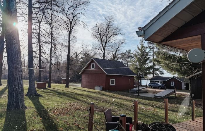 Cabin on private beach on a lake near Brainerd! 2 bedrooms, sleeps 7!