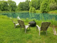 Charming Cabin on Private Pond – 2 Miles from Lake Rathbun, Southern Iowa - 3 étoiles