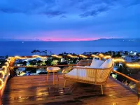 Sunset Sky Loft with Private Pool Panoramic Ocean View Steps to Camarones Beach
