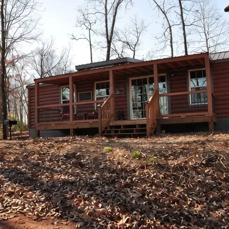 Luxury cabins in the foothills of the Blue Ridge Mountains