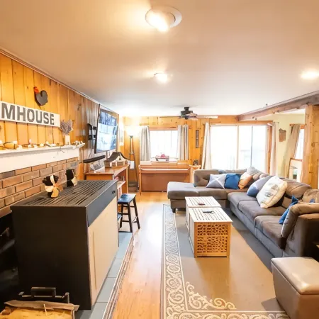 Village Home with 15 acre backyard on the river