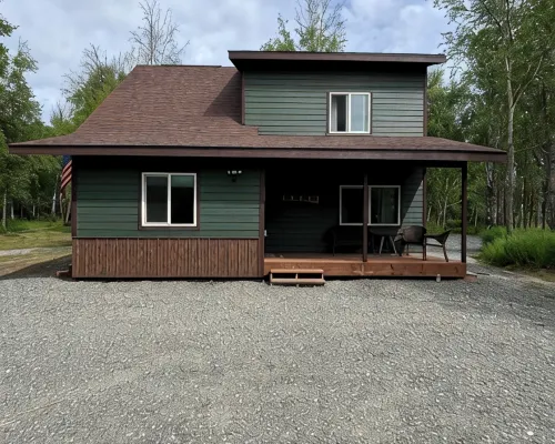Brand-new Alaskan custom home awaits you in the heart of Hatcher Pass! Hotels in Fishhook