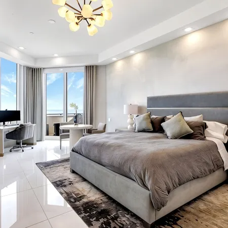 Beautiful oceanfront studio condo with walk out patio.