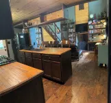 郊狼溪配有木柴爐、火坑及私人戶外區域的閣樓小木屋 - 鄉村度假屋