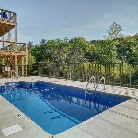 PRIVATE POOL AND HOT TUB!  In Town spacious 8 Bedroom and 8.5 Bathroom home.