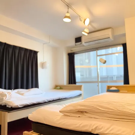 Guest House Hiroshima Mangetak - Hostel Отели рядом с достопримечательностью «Замок Хиросимы»
