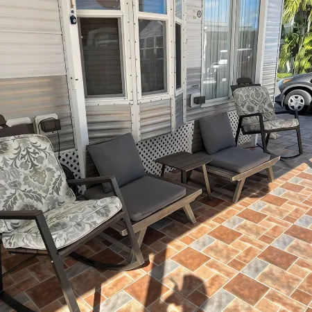 Tiny Home in Calusa Campground with Ample Parking for Truck and Boat.