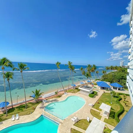 14th Floor Modern Ocean, Beach & Pool View Apartment in Juan Dolio