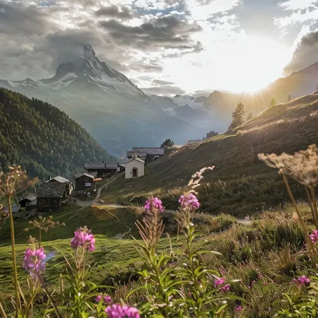 Gmachje - a cozy Tiny House in Findeln with ski-in/ski-out access