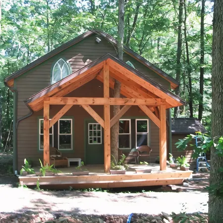 Cabin on the North Country Trail and close to the Clarion River. Open all Year.