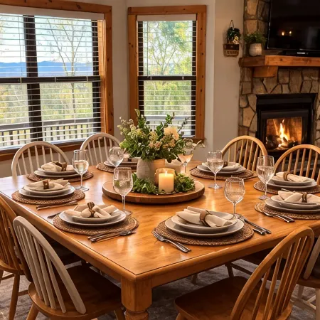 Lazy Daze - 3Br Cabin w/Mountain Views, Wrap Porch, Sauna, Firepit!