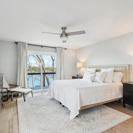 AMAZING LAKEVIEWS! Beautifully decorated 4 bdm waterfront home with 2-story dock