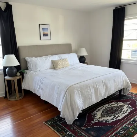 Henderson House Eureka.  Centrally located stylish home with all amenities.