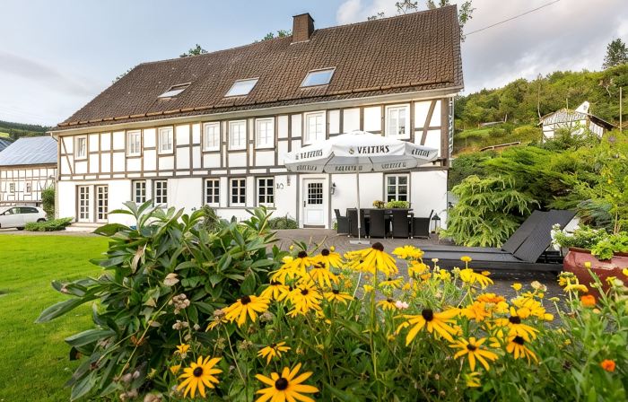 Spacious country house with open fireplace and garden in the Sauerland for young and old