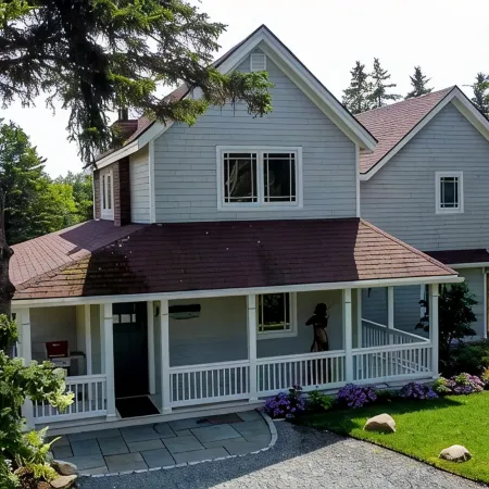 Elegant oceanfront home on Bass Harbor close to Acadia National Park