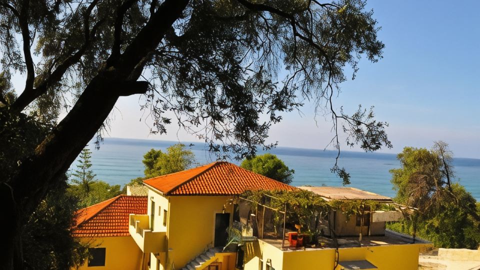 House Angelos D with Sea View and Private Garden - Agios Gordios Beach