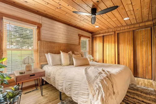 Resort Cabin w/ Firepit, Spacious Deck & Outdoor TV - 2 Miles to SDC - Chalets