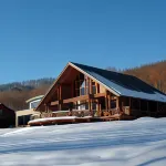 Log Hotel Larch Lake Kanayama Hotel a Minamifurano