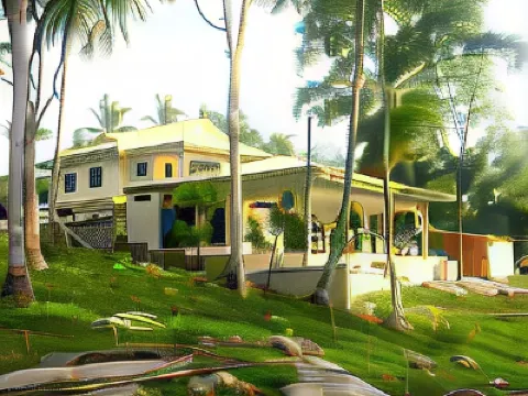 Lambug Beach Homestay Hotels near Badian Island