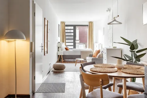 Global Living - Design Apartment I Rathausplatz I Kitchen I Augsburg - Lejligheder