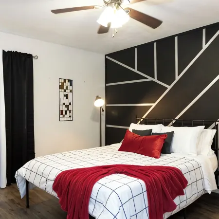 Rustic Luxe Loft: A King Bed Hideout with Edge