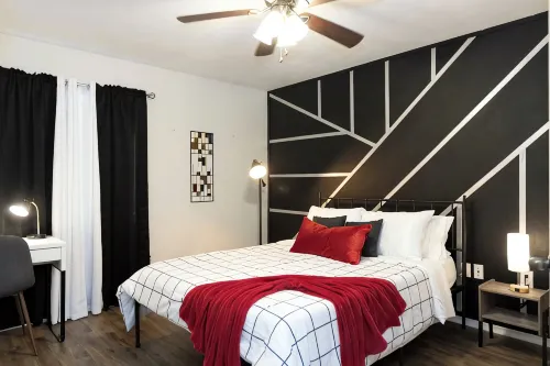 Rustic Luxe Loft: A King Bed Hideout with Edge