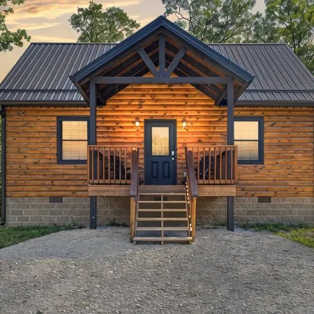 Cliff Haven at Red River Gorge 2-Bedroom Cabin with WiFi, AC, Fire Pit, Hot Tub