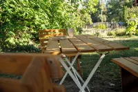 In the Center of Quedlinburg, Quiet and with a View of the Garden and Parking Space