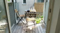 Studio Apartment in the Heart of Graz's Old Town -Kitchen, Bathroom, WC, Balcony - balcony