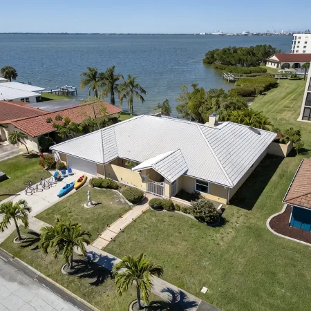 Beautiful River Front Home - Private Pool - Walk to Beach-Kayaks