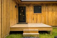 Private Cabin in the woods w/ firepit right next to Shenandoah River - Chalets