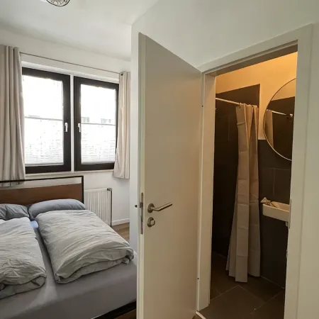 Design apartment store window very centrally located