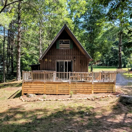 HOT TUB! Nature Delight! 2 Acre Cabin Hot Tub- Creek & Dog Friendly Fast WIFI!