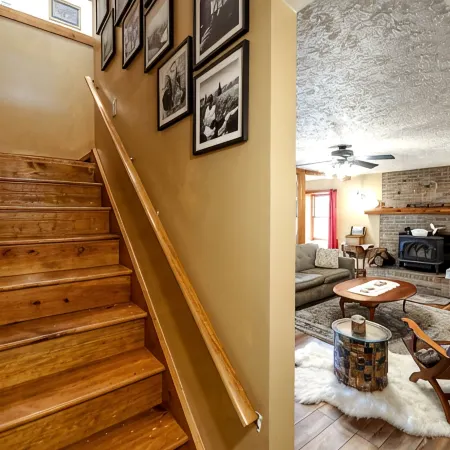Relax in Nature's Beauty: Private Log Cabin w/ Two Spacious, Open Living Areas