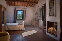 San Gimignano villa with pool, 5 rooms en suite, A/C, wi-fi, panoramic view - Bungalows