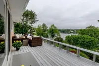 Kennebec River House -- Sweeping River Views and Hiking Trails