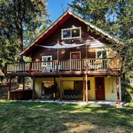 Chalet at the base of Schweitzer Mountain