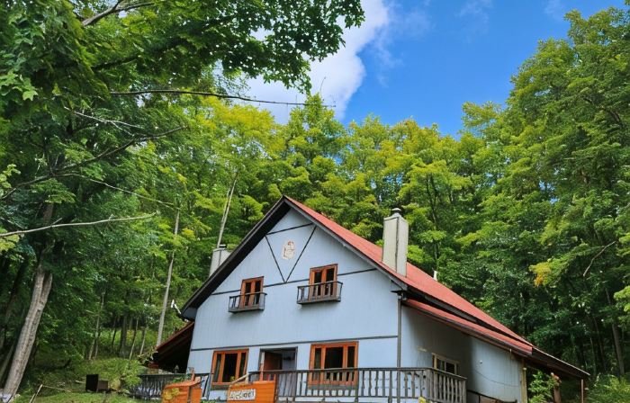 Peaceful Updated Chalet across street from Ski Brule --Right Side