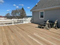 Sleeps 24+! Large home steps from Lake Michigan with views of the Lighthouse