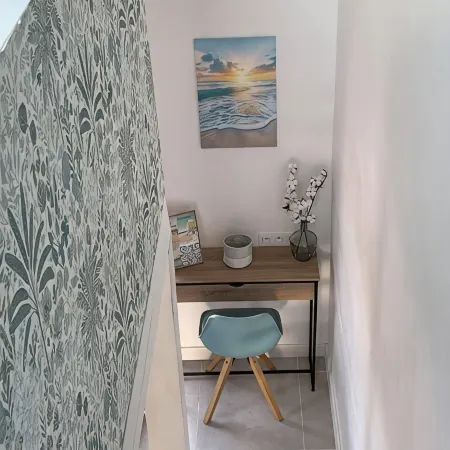Duplex Apartment with Balcony Facing the Sea